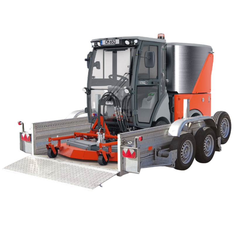 Hako | Citymaster USA Outdoor Cleaning Machines are compact and can field inside of certain trailers
